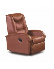JEFF rewelacyjny fotel brązowy